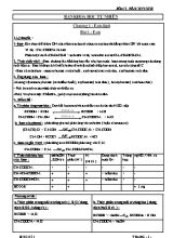 Đề cương ôn thi học kì I môn Hóa học Lớp 12 - Năm học 2019-2020